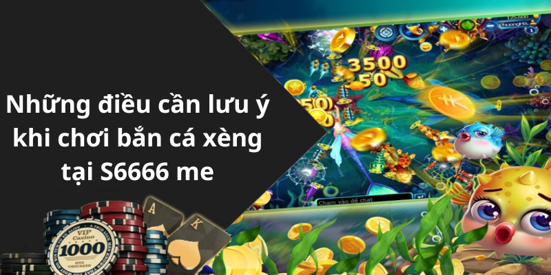 Những điều cần lưu ý khi chơi bắn cá xèng tại S6666 me