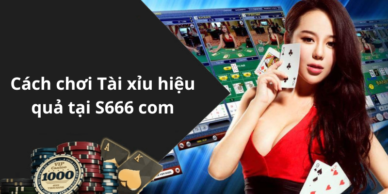 Cách chơi Tài xỉu hiệu quả tại S666 com